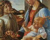 桑德罗波提切利 - 圣母和孩子与天使